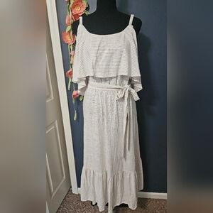 NWT City Chic Arna York Ruffle Midi Dress Plus Size 16W